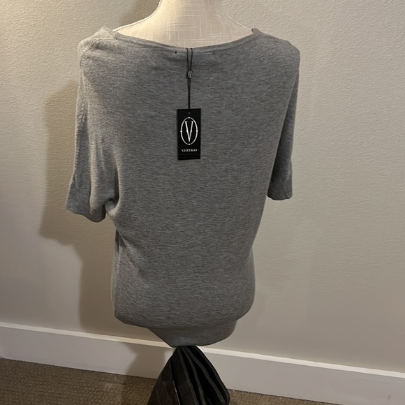 Vertigo Womens Short Sleeve Sweater - Picture 11 of 12